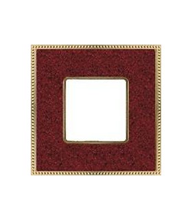 Рамка на 1 пост FEDE BELLE EPOQUE CORINTO, pompeired-bright gold FD01461PROB