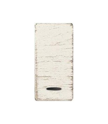Клавиша узкая FEDE с подсветкой, white decape FD04313BD