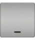 Клавиша широкая FEDE с подсветкой, bright chrome FD04312CB