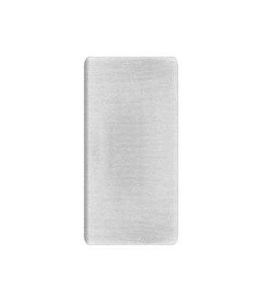 Клавиша узкая FEDE без подсветки, nickel satin FD04311NS