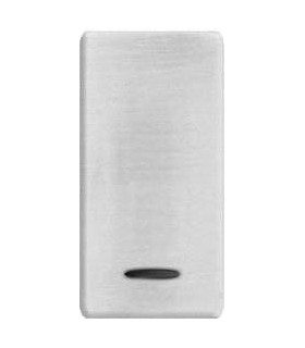 Клавиша узкая FEDE с подсветкой, nickel satin FD04313NS