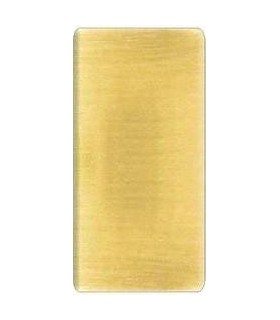 Клавиша узкая FEDE без подсветки, bright patina FD04311PB