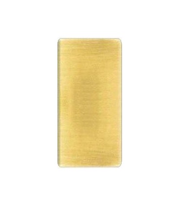 Клавиша узкая FEDE без подсветки, bright patina FD04311PB