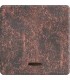 Клавиша широкая FEDE с подсветкой, rustic cooper FD04312RU