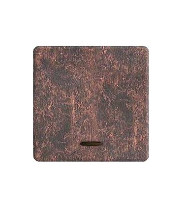 Клавиша широкая FEDE с подсветкой, rustic cooper FD04312RU