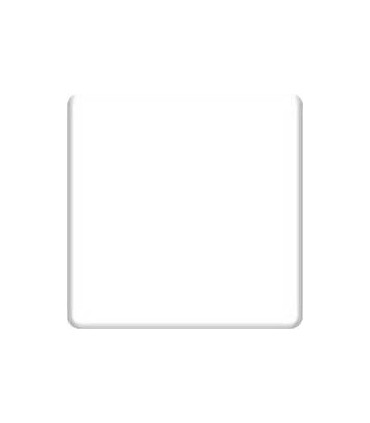 Клавиша широкая FEDE без подсветки, white FD17705