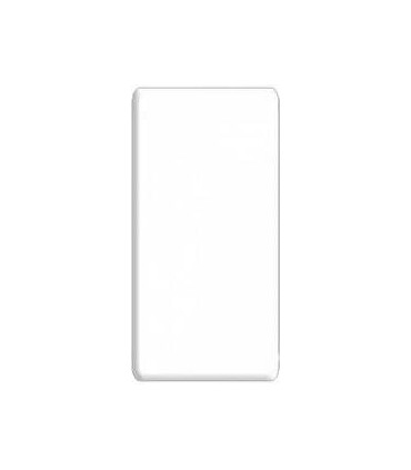 Клавиша узкая FEDE без подсветки, white FD16705