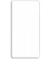 Клавиша узкая FEDE без подсветки, white FD16705