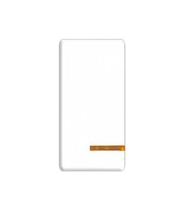 Клавиша узкая FEDE с подсветкой, white FD16705-L
