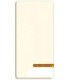 Клавиша узкая FEDE с подсветкой, beige FD16705-AL