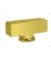 Поворотная ручка квадратного типа FEDE, real gold FD02311OR