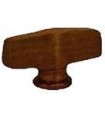 Поворотная ручка типа "модерн" FEDE, rustic cooper FD02312RU