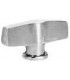 Поворотная ручка типа "модерн" FEDE, bright chrome FD02312CB
