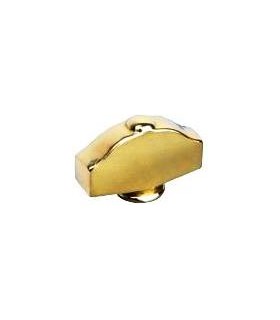 Поворотная ручка типа "овал фигурный" FEDE, real gold FD02314OR