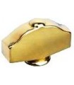 Поворотная ручка типа "овал фигурный" FEDE, real gold FD02314OR