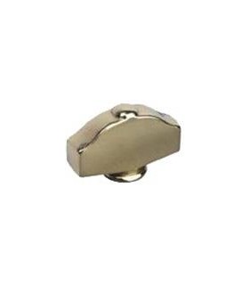 Поворотная ручка типа "овал фигурный" FEDE, nickel satin FD02314NS