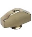 Поворотная ручка типа "овал фигурный" FEDE, nickel satin FD02314NS