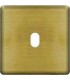 Монтажная плата для выключателя тумблерного типа с 1 коннектором FEDE, bright patina + beige FD04320PB-A