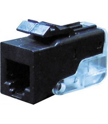 Розетка телефонная 6-ти контактная для коннектора RJ-11 CAT3, FEDE FD-T3-M