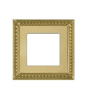 Рамка на 1 пост FEDE SEVILLA, bright gold FD01231OB