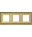 Рамка на 3 поста гор/верт FEDE SEVILLA, bright gold FD01233OB