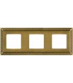 Рамка на 3 поста гор/верт FEDE SEVILLA, bright patina FD01233PB
