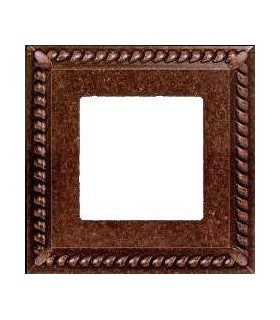 Рамка на 1 пост гор/верт FEDE SEVILLA, rustic cooper FD01231RU