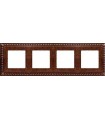 Рамка на 4 поста гор/верт FEDE SEVILLA, rustic cooper FD01234RU