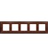 Рамка на 5 постов гор/верт FEDE SEVILLA, rustic cooper FD01235RU
