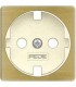 Обрамление розетки 2к+з FEDE, matt patina + beige FD04314PM-A