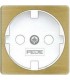 Обрамление розетки 2к+з FEDE, matt patina + white FD04314PM