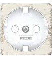 Обрамление розетки 2к+з FEDE, white decape + white FD04314BD