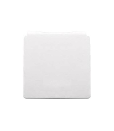 Обрамление розетки 2к+з с крышкой IP44 FEDE, white FD16901