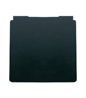 Обрамление розетки 2к+з с крышкой IP44 FEDE, black FD16901-M