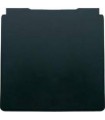 Обрамление розетки 2к+з с крышкой IP44 FEDE, black FD16901-M
