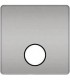 Монтажная плата для механизмов TV/SAT с одним коннектором FEDE, bright chrome + black FD04315CB-M