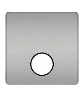 Монтажная плата для механизмов TV/SAT с одним коннектором FEDE, bright chrome + black FD04315CB-M