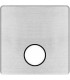 Монтажная плата для механизмов TV/SAT с одним коннектором FEDE, nickel satin + black FD04315NS-M