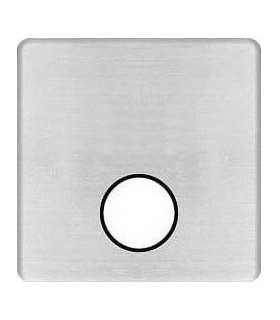 Монтажная плата для механизмов TV/SAT с одним коннектором FEDE, nickel satin + black FD04315NS-M