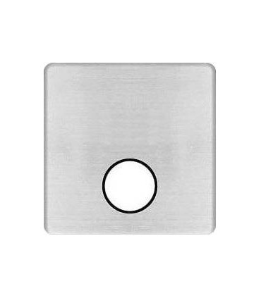 Монтажная плата для механизмов TV/SAT с одним коннектором FEDE, nickel satin + black FD04315NS-M