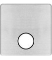 Монтажная плата для механизмов TV/SAT с одним коннектором FEDE, nickel satin + black FD04315NS-M