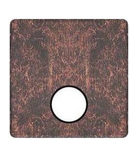 Монтажная плата для механизмов TV/SAT с одним коннектором FEDE, rustic cooper + black FD04315RU-M