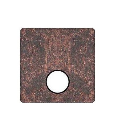 Монтажная плата для механизмов TV/SAT с одним коннектором FEDE, rustic cooper + black FD04315RU-M