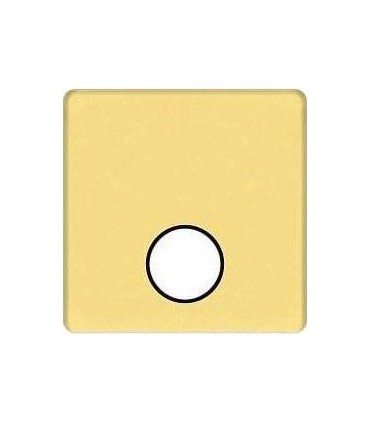 Монтажная плата для механизмов TV/SAT с одним коннектором FEDE, bright gold + black FD04315OB-M