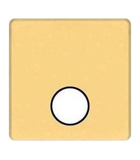 Монтажная плата для механизмов TV/SAT с одним коннектором FEDE, real gold + black FD04315OR-M
