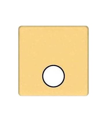 Монтажная плата для механизмов TV/SAT с одним коннектором FEDE, real gold + black FD04315OR-M