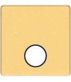 Монтажная плата для механизмов TV/SAT с одним коннектором FEDE, real gold + black FD04315OR-M