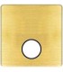 Монтажная плата для механизмов TV/SAT с одним коннектором FEDE, bright patina + black FD04315PB-M