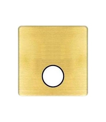 Монтажная плата для механизмов TV/SAT с одним коннектором FEDE, bright patina + black FD04315PB-M