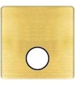 Монтажная плата для механизмов TV/SAT с одним коннектором FEDE, bright patina + black FD04315PB-M